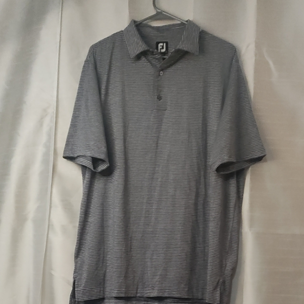 Footjoy Gray Classic Polo Shirt‎ Size L
